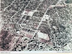 02C Old aerial photographs like this one in 1951 show the genesis of what became Trench Town notorious government housing yards Culture Yard Trench Town Kingston Jamaica